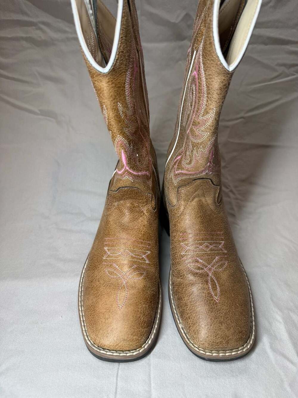 Shyanne BVB9155 Brown Western Cowboy Boots Size 4.0D - Picture 5 of 9